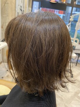 ヘアーサロン キー(Key) 働く女性にオススメ♪オリーブベージュミディアムレイヤー