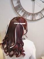 ヘアセットサロン ミント(Hair set salon MINT)&nbsp;ツインハーフアップ