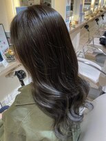 ルー(loup)&nbsp;オリーブブラウン/寒色系カラー/髪質改善/艶髪/カラー/赤み消し