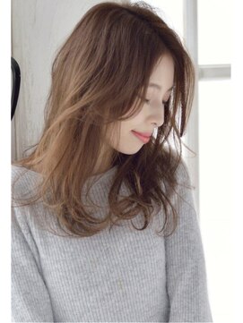 グランアージュ 柏西口店(grandage) 美肌に見える無造作ウェーブロング/ココアブラウングレージュ/柏