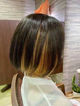 美容室 イルフェドゥ(Il fait doux) 秋のインナーオレンジ