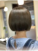 ラベンダーグレージュミニボブ