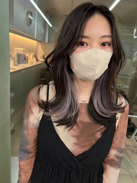 サイン 表参道(SIGN) ザクザクレイヤーカット巻き方簡単ミディアム ロング韓国表参道