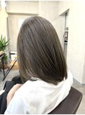 【unir】1ブリーチで透明感!オリーブグレージュ★