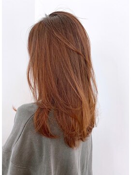 アイティー バイ アルバム 浦和店(IT by ALBUM) オレンジロング_マチルダボブピンクベージュ_ba462161