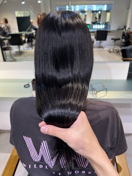 トレス(TRESS) 艶カラー　髪質改善トリートメント　レイヤーカット