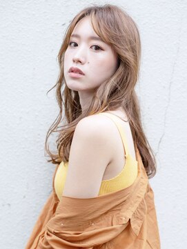 アルバム 渋谷パルコ(ALBUM) 大人フェミロング_グレーベージュレイヤーロング前髪パーマ_8928