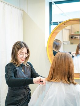 【堺駅/駐車場あり】大人女性の髪の毛のお悩みをオシャレに改善いたします！細かな希望もご相談ください◎