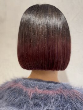 アース 高円寺店(HAIR & MAKE EARTH) パツっとボブ×髪質改善♪ 《earth_aoyagi0415》