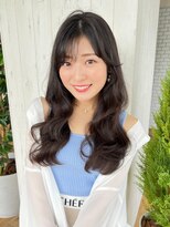 アグ ヘアー セントラル 本厚木店(Agu hair central) 《Agu hair》ほぐしウェーブ巻×numberA.トリートメントオイル