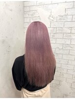 アジールヘア 東上野店(agir hair)&nbsp;ピンクラベンダーベージュダブルカラー【上野】