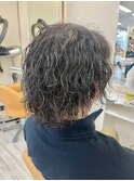 マンバン波巻きパーマ