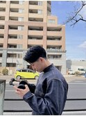 七三分け