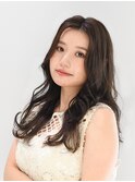 20代30代大人可愛いモカベージュナチュラルロブヘアー美肌
