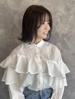 ザラフター ザブリーチ 新下関(the laughter/The bleach)&nbsp;春夏のシースルーバングボブ/ロングボブ/外はねボブ/ロブ