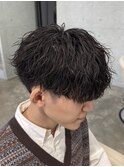熊本メンズパーマ 波巻き ツイスパ MEN'S HAIR