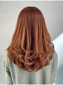 顔周りレイヤーロングおくれ毛韓国ヘア美髪_ba553401