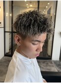 【短髪パーマ】ツイストハイライト