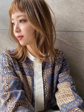 スーリール 久留米花畑店(Sourire) オン眉ミディ