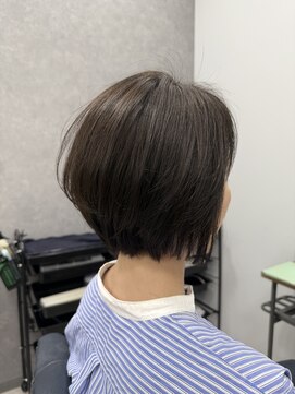 クラン 六甲道(Chlan) まとまりやすい!前下がりショートボブ