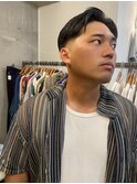 メンズカットフェードテーパーフェードセンターパート