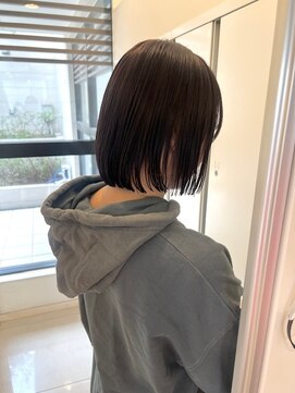 スタイル 成城学園前(STYLE) 暗髪　ミニボブ　まとまるショートボブ