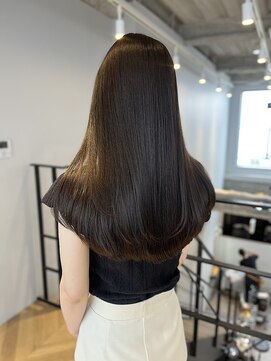 ヌープヘアーアイス(NUUP.hair ici) 20代30代40代ストレートアッシュベージュ髪質改善大人ロング