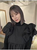 ペールグレージュ×Bob