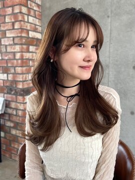 ザ シー 海老名(The C) 【TheC koudai】レイヤーカット◎シナモンベージュカラー