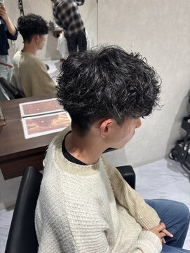 大和八木橿原メンズサロンシャドウパーマ無造作