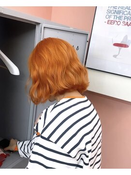 ベル 表参道Terrace(Belle) ケアブリーチを使用したデザインカラー　スタイリスト阿部ちあき