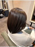 白髪を自然にカバーする エイジングケアツヤボブ