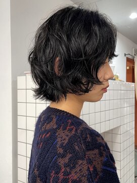 カルテ(QUARTE) ボブウルフ ドライパーマ