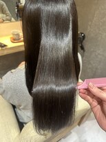 ブルーム ヘア デザイン ドゥーエ(bloom hair design due) オリーブグレージュ「塚口×髪質改善トリートメント」