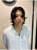 ニュアンスパーマ/刈り上げセンターパート[千葉]