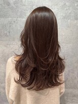 バランス 原宿 表参道(balance) マロンブラウン×レイヤー YUKA