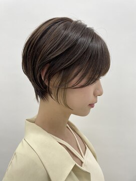 ピークアブー アヴェダ ギンザシックス(PEEK-A-BOO AVEDA GINZASIX) ショートボブ/丸みショート/ショートヘア/大人ショート