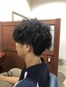 【メンズ限定】【18時以降】カット+カラー+パーマ23100→19500