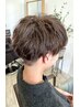 【直毛・トップが潰れる方へ◎】メンズカット＋パーマ