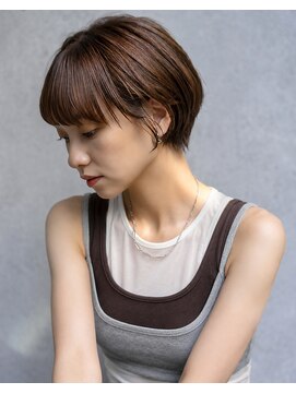 オーブ ヘアー ミミ 広島庚午店(AUBE HAIR mimi) 20代・30代_マッシュショート_丸みボブ