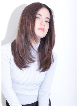 リメル 奥沢自由が丘店(Remel) 【Ａｓｈ自由が丘/坂本哲也】センターパート×ツヤサラロング