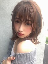 ハニーシブヤ(HONEY shibuya) 【KAYAK渋谷】小室里奈大人かわいい色っぽゆるふわミディ