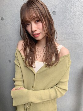 ファースト 仙台店(first) 大人かわいいセミロング・ヌーディーベージュ◎20代30代40代50代