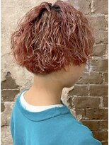 マギーヘア(magiy hair)&nbsp;ペールピンクマッシュパーマ［magiyhair西部笑］