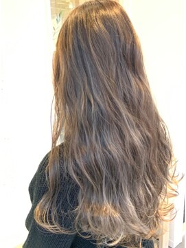 ノクターン 池袋(NOCTURNE) 【NOCTURUNE】バレイヤージュとろみベージュロング