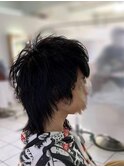 メンズウルフカットユニセックス