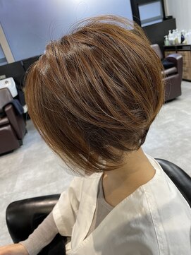 アフィックス ヘア 水天宮前店(affix hair) 大人ボブ×フォギーベージュ