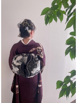 エム インターナショナル 春日部本店(EMU international) 着物に合うショートアレンジ