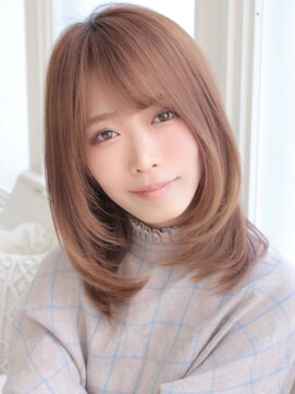 アグ ヘアー デン 新潟江南区店(Agu hair den) 《Agu hair》透明感ナチュラルミディ