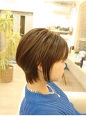 ☆大人女性美髪ショートグラデーションボブ☆